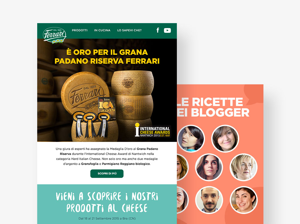 Web institucional de Ferrari Formaggi